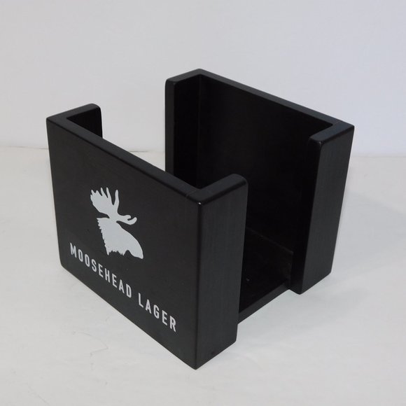 Moosehead Lager Black Napkin Condiment holder - Picture 2 of 6
